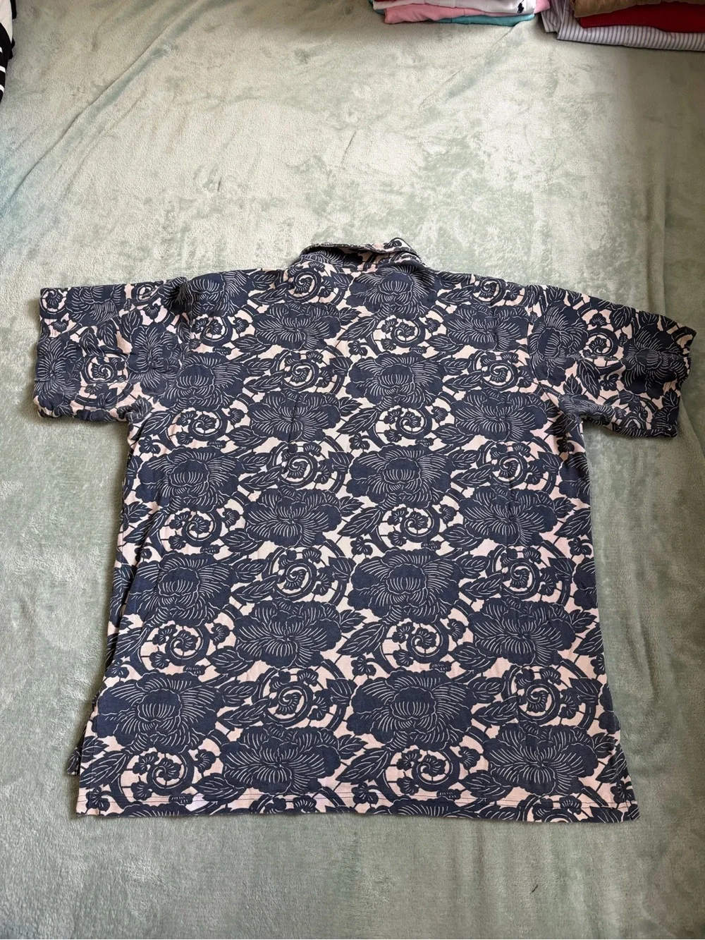 Polo Ralph Lauren XL Floral Print Polo Shirt 100% Cotton Made in USA